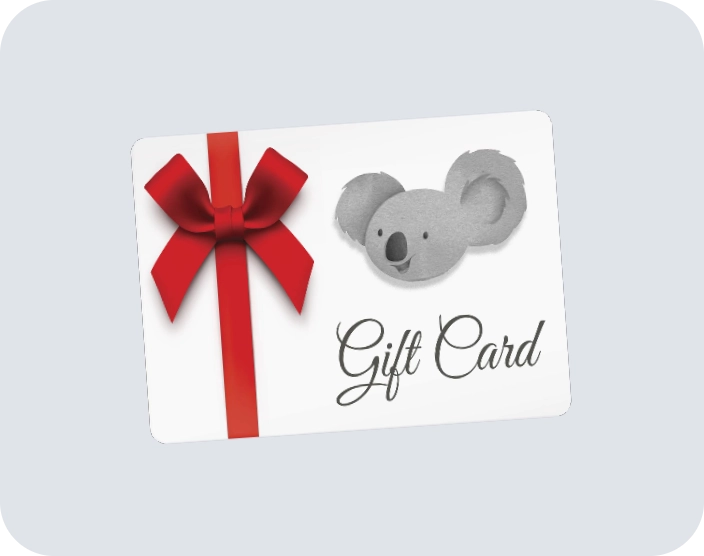 A image of a gift card, one of our products
