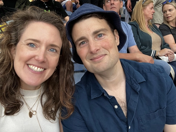 A happy couple in Oasis Concert